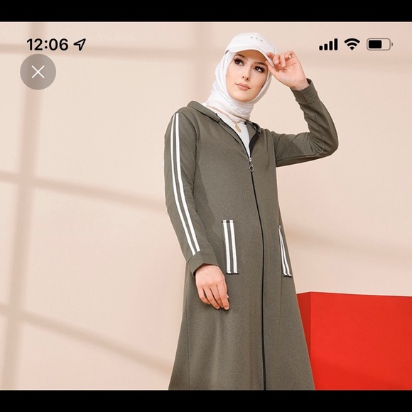 💕 Tofisa Turkish zip up Islamic Muslim outerwear NWT $40 💕 - Picture 3 of 10